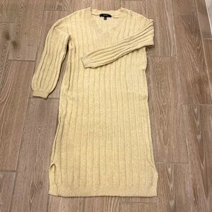 VERO MODA V Neck Rib Women Dress